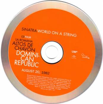 4CD/DVD/Dobozkészlet Frank Sinatra: World On A String LTD