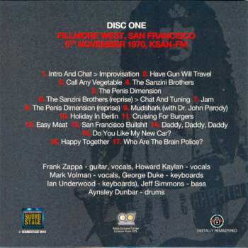 6CD/Dobozkészlet Frank Zappa: 1970s Broadcast Collection