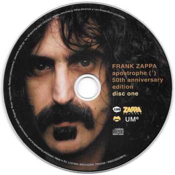 5CD/Dobozkészlet/Blu-ray Frank Zappa: Apostrophe (') DLX | LTD