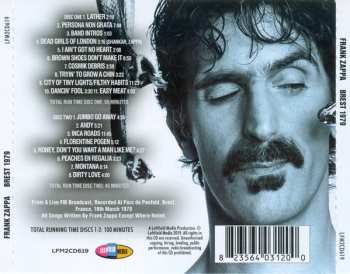 2CD Frank Zappa: Brest 1979