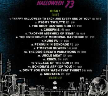 4CD/Dobozkészlet Frank Zappa: Halloween 73 DLX | LTD