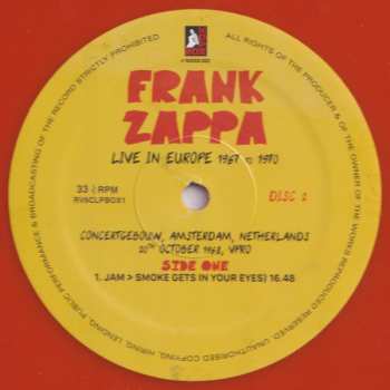 6LP/Dobozkészlet Frank Zappa: Live In Europe 1967 To 1970 NUM | CLR