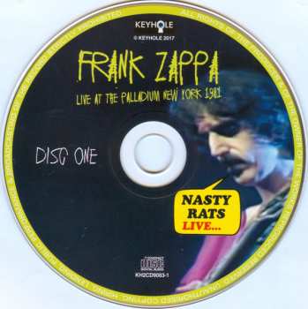 2CD Frank Zappa: Nasty Rats Live... Live At The Palladium New York 1981