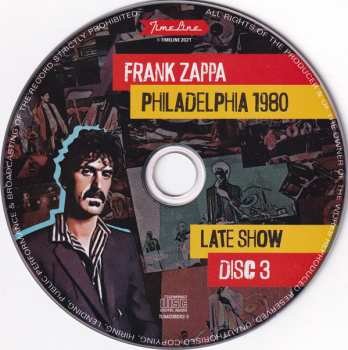 4CD/Dobozkészlet Frank Zappa: Philadelphia 1980