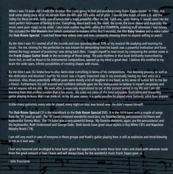 CD Frank Zappa: The Dub Room Special!