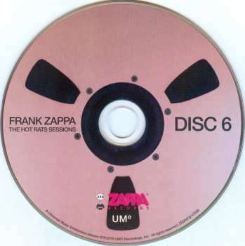 6CD/Dobozkészlet Frank Zappa: The Hot Rats Sessions DLX | LTD