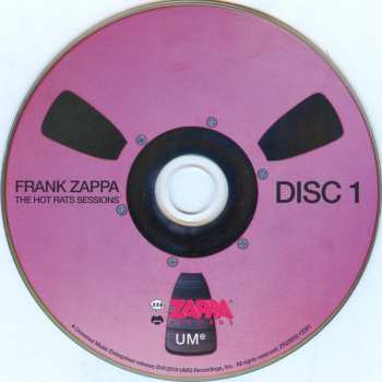 6CD/Dobozkészlet Frank Zappa: The Hot Rats Sessions DLX | LTD