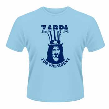 Merch Frank Zappa: Póló Zappa For President (blue)