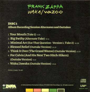 4CD/Dobozkészlet/Blu-ray Frank Zappa: Waka/Wazoo DLX