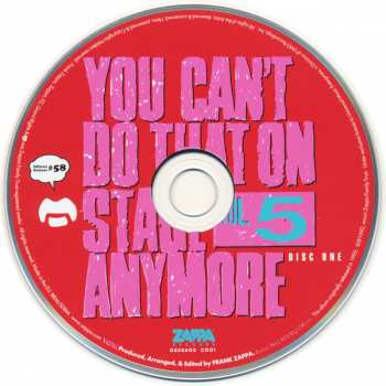 2CD Frank Zappa: You Can't Do That On Stage Anymore Vol. 5
