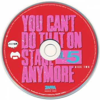 2CD Frank Zappa: You Can't Do That On Stage Anymore Vol. 5