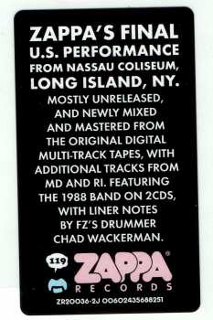 2CD Frank Zappa: Zappa '88: The Last U.S. Show