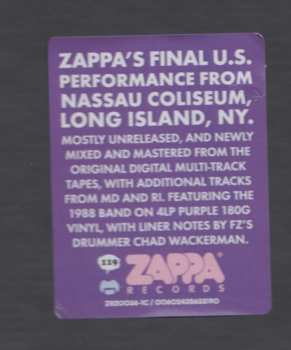 4LP/Dobozkészlet Frank Zappa: Zappa '88: The Last U.S. Show CLR | LTD