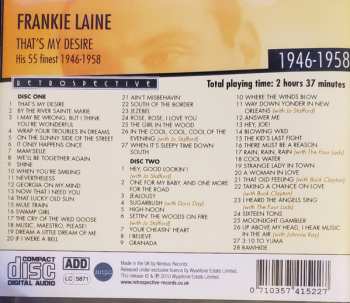 2CD Frankie Laine: That's My Desire: His 55 Finest, 1946-1958