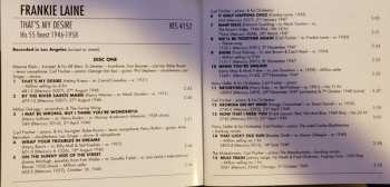 2CD Frankie Laine: That's My Desire: His 55 Finest, 1946-1958