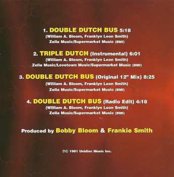 CD Frankie Smith: Double Dutch Bus / Triple Dutch