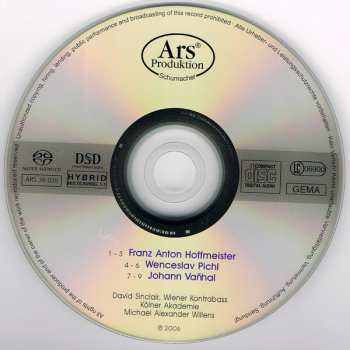 SACD Johann Baptist Vanhal: Wiener Kontrabasskonzerte