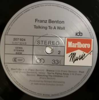LP Franz Benton: Talking To A Wall
