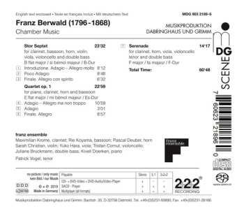 SACD Franz Berwald: Chamber Music