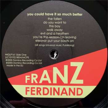 LP Franz Ferdinand: You Could Have It So Much Better