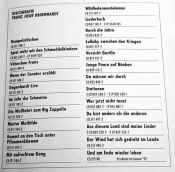 CD Franz Josef Degenhardt: Die Wallfahrt Zum Big Zeppelin