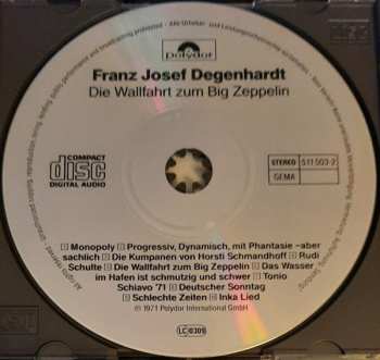 CD Franz Josef Degenhardt: Die Wallfahrt Zum Big Zeppelin