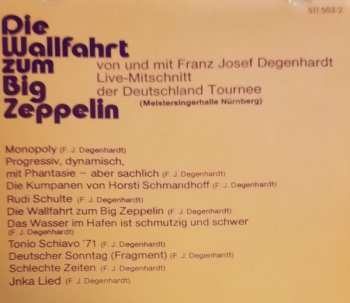 CD Franz Josef Degenhardt: Die Wallfahrt Zum Big Zeppelin