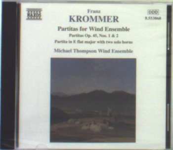 CD František Vincenc Kramář - Krommer: Partitas for Wind Ensemble