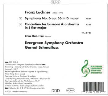 CD Gernot Schmalfuß: Symphony No. 6 / Concertino For Bassoon & Orchestra