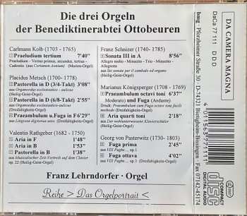CD Franz Lehrndorfer: Die Orgeln Der BenediktinerAbtei Ottobeuren