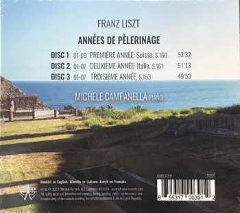 3CD/Dobozkészlet Franz Liszt: Années de Pèlerinage