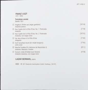 3CD/Dobozkészlet Franz Liszt: Années De Pèlerinage - Complete Recording