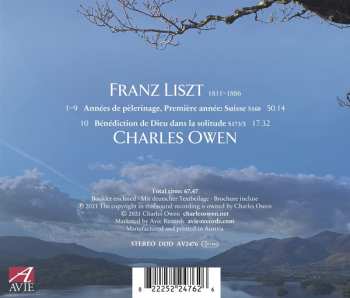 CD Franz Liszt: Années de Pèlerinage, Suisse; Bénédiction de Dieu Dans la Solitude
