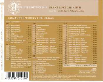 5CD/Dobozkészlet Franz Liszt: Jubilee Edition 2011 - Complete Works For Organ