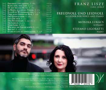 CD Franz Liszt: Freudvoll Und Leidvoll (14 Lieder For Voice And Piano)