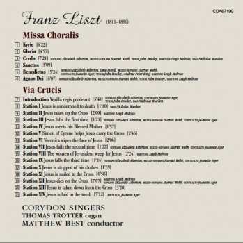 CD Franz Liszt: Missa Choralis • Via Crucis