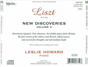 2CD Franz Liszt: New Discoveries Volume 3
