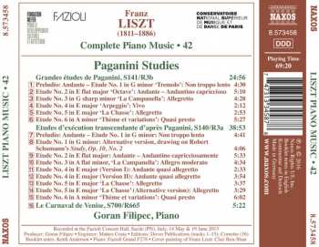 CD Franz Liszt: Paganini Studies