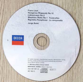 9CD/Dobozkészlet Franz Liszt: Piano Works = Œuvres Pour Piano = Klavierwerke