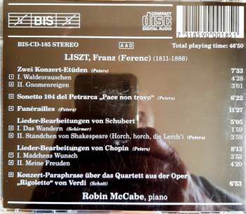CD Franz Liszt: Robin McCabe Plays Liszt