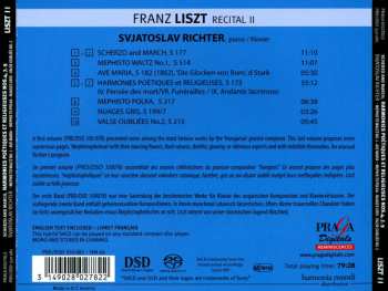 SACD Franz Liszt: Scherzo And March • Harmonies Poétiques Et Religieuses Nos.4, 7, 9 • Méphisto-Waltz No.1 • Ave Maria • Méphisto-Polka •  Nuages Gris • Valse Oubliée No.2 (Liszt II) LTD
