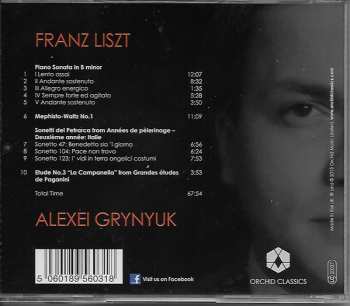 CD Franz Liszt: Sonata In B Minor, Petrarch Sonnets, Mephisto-Waltz, La Campanella