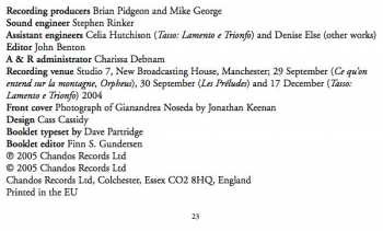 CD Franz Liszt: Symphonic Poems Vol. 1