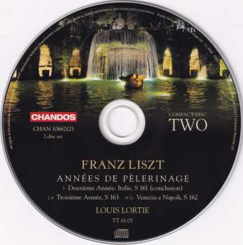 2CD Franz Liszt: The Complete Années De Pèlerinage