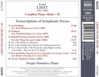CD Franz Liszt: Transcriptions Of Symphonic Poems
