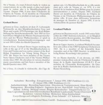 CD Franz Schmidt: Quintette No. 1 G-Dur / No. 2 B-Dur