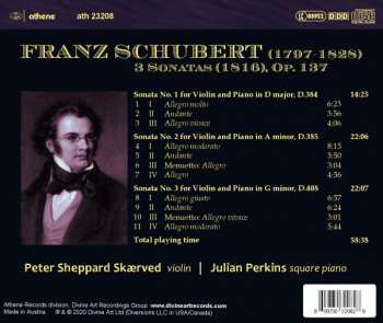CD Franz Schubert: 3 Sonatas (1816)