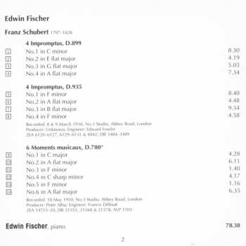 CD Franz Schubert: 8 Impromptus D.899 & 935 / 6 Moments Musicaux D.780