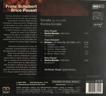 CD Franz Schubert: Sonata Op. 42 D 845 • Kontra Sonate