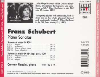 CD Franz Schubert: Piano Sonatas